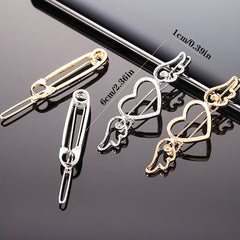 Heart Shape Wings Hair Clip Side Clip Hair Accessories