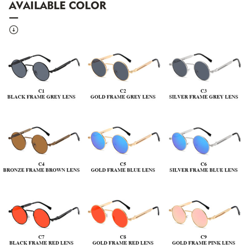 Men's Steampunk UV Protection Sunglasses
