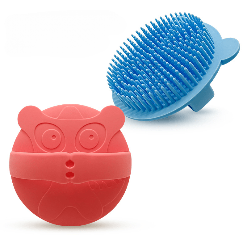 Baby Bath Brush - Soft Silicone Massage Head Brush