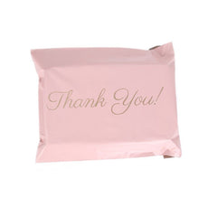 50 Pink Plastic Mailer Bags Waterproof Express Pouches for Shoes & Boxes