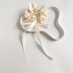 6pcs Ribbon Scarf Scrunchies Hair Tie Bow Knotted Hair Rope Silk Satin