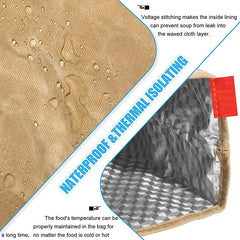 Reusable Aluminum Foil Bag for Fresh and Hot Lunches