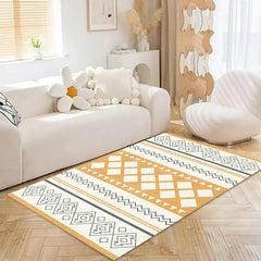 Bohemian Style Washable Rug for Bedroom Living Room Entryway