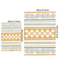 Bohemian Style Washable Rug for Bedroom Living Room Entryway