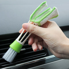 2pc Duster Brush Cleaner Car Cleaning Vent Detailing Dust Microfiber Brush