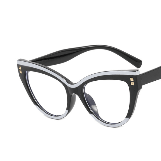 Cat Eye Anti Light Glasses For Women Men Casual Block Reading Glasses