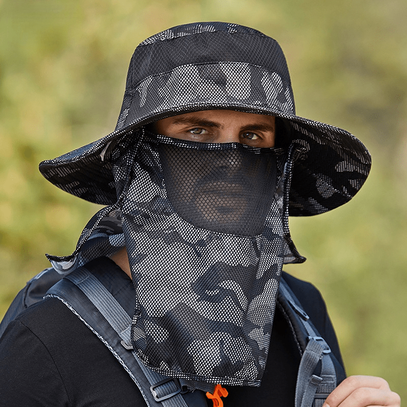 Wide Brim UV Protection Fishing Hat for Men