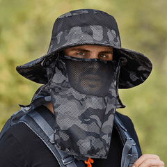 Wide Brim UV Protection Fishing Hat for Men