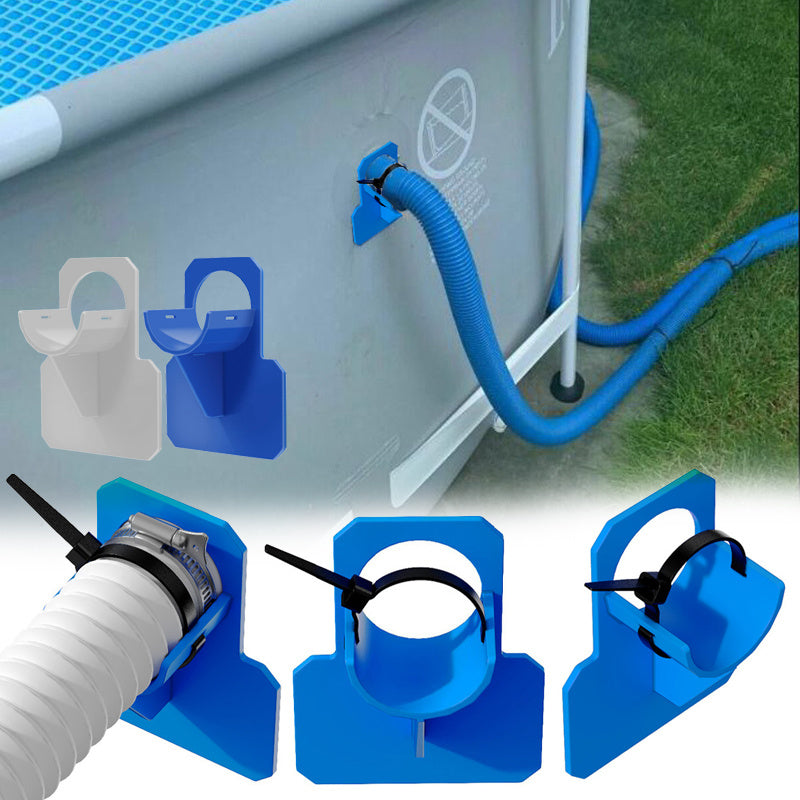 Swimming Pool Pipe Holder 30 38mm Pipes Fixing Supports Ground Hose Outlet