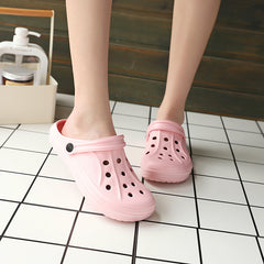 Women's Hollow Out Clogs Casual Garden Shoes Slip On Beach Shoes