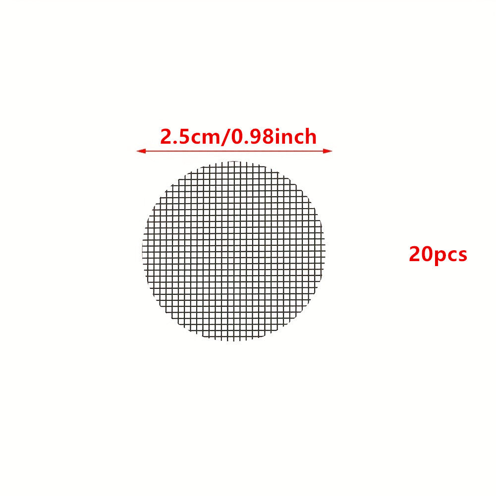 50pcs Pot Hole Mesh Pad Round Screens Prevent Soil Loss Anti Drainage Screens