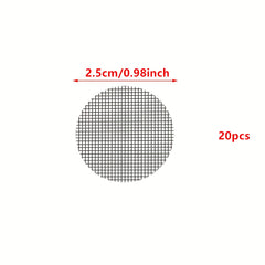 50pcs Pot Hole Mesh Pad Round Screens Prevent Soil Loss Anti Drainage Screens