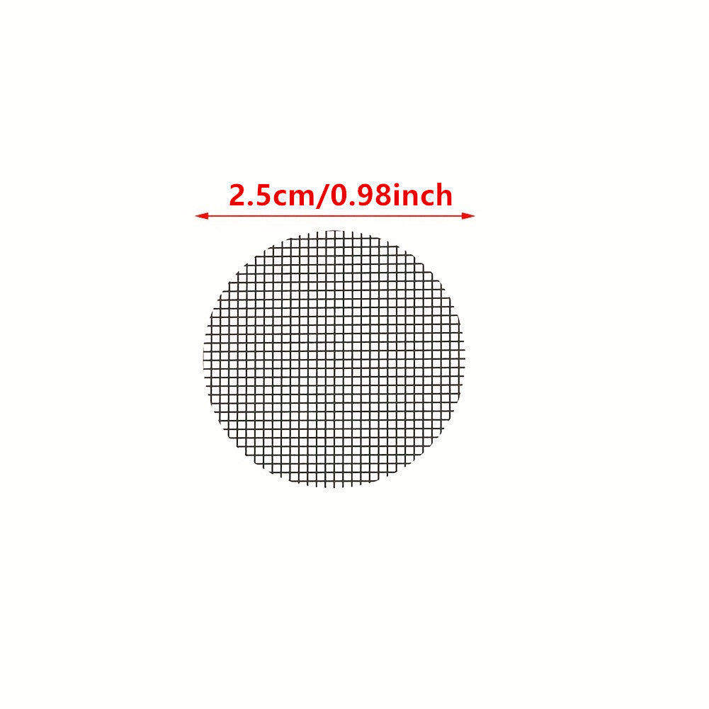 50pcs Pot Hole Mesh Pad Round Screens Prevent Soil Loss Anti Drainage Screens