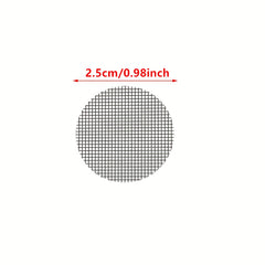 50pcs Pot Hole Mesh Pad Round Screens Prevent Soil Loss Anti Drainage Screens
