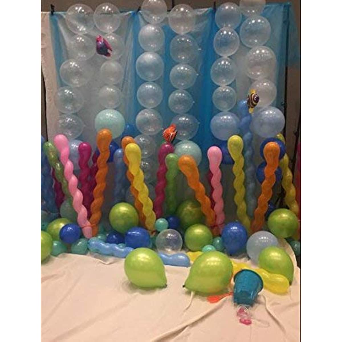 25pcs 50pcs Latex Spiral Balloons 101 6 Cm Boys Girls Birthday Party Balloons