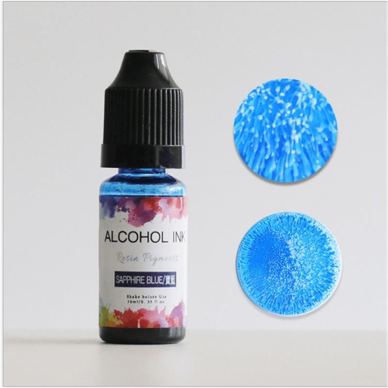 10ml Alcohol Ink Resin Pigment Kit Liquid Colorant Dye For DIY Epoxy Jewelry