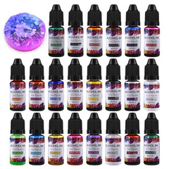 10ml Alcohol Ink Resin Pigment Kit Liquid Colorant Dye For DIY Epoxy Jewelry