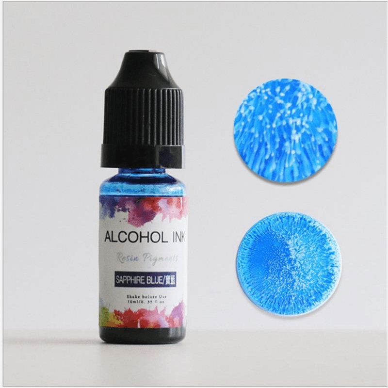 10ml Alcohol Ink Resin Pigment Kit Liquid Colorant Dye For DIY Epoxy Jewelry