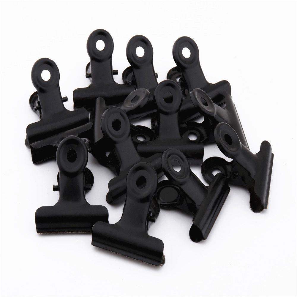 6PCS Multicolor Metal Clamp Paper Clips Student School Office Supplies