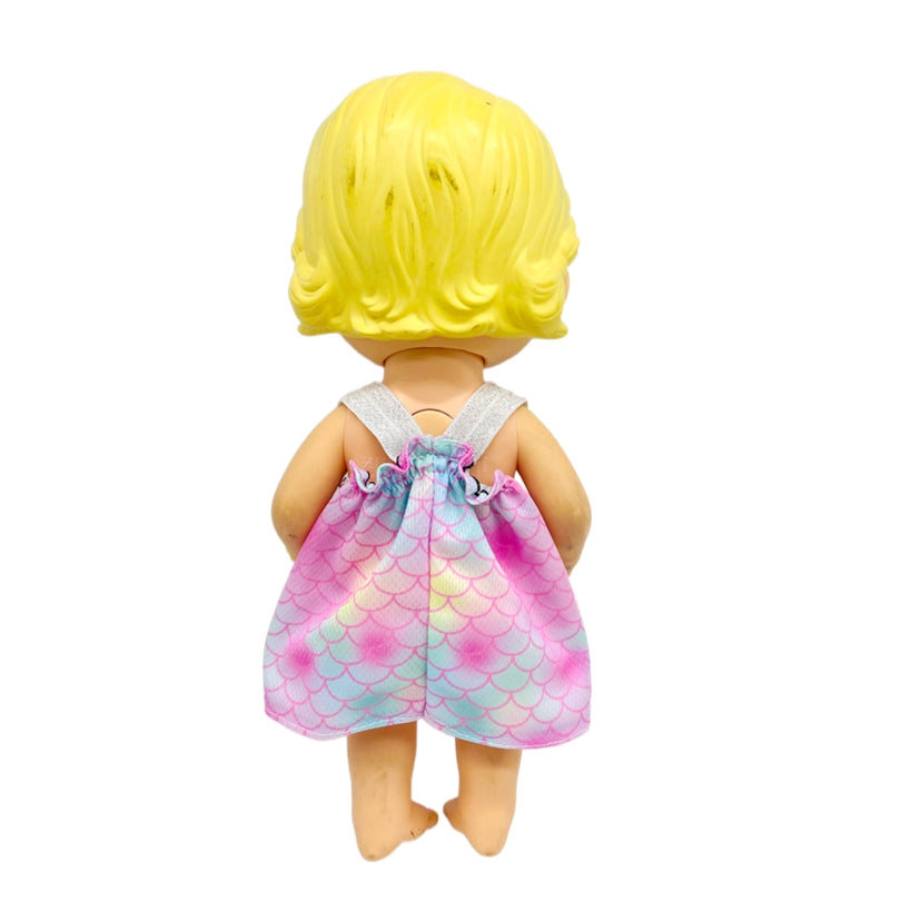 Mermaid Pattern Dress Doll Pajamas Clothes for 25-30cm Dolls