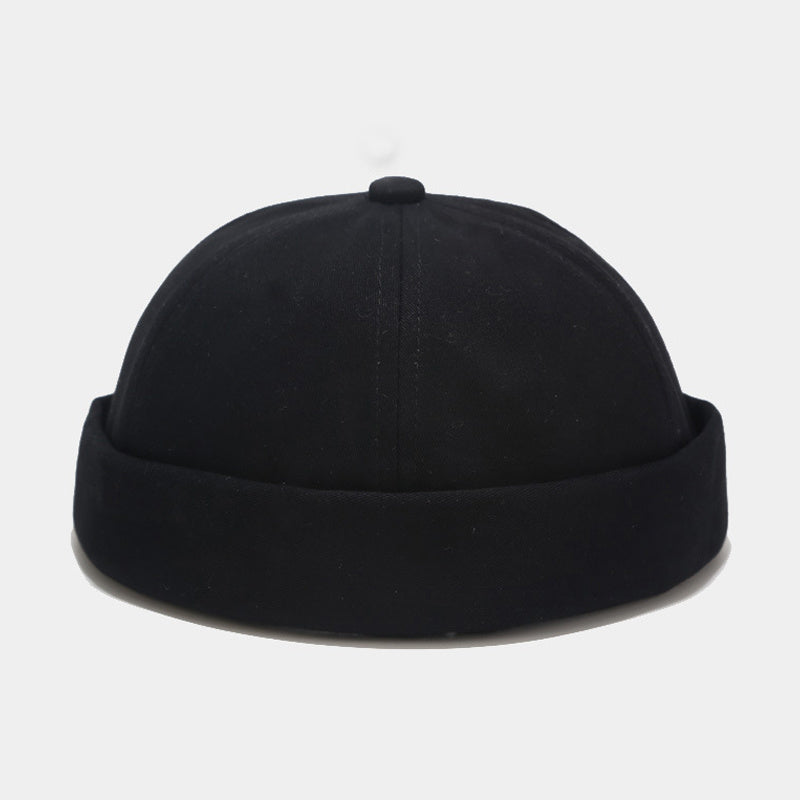 Unisex Docker Sailor Biker Cap Adjustable Skull Beanie Hat