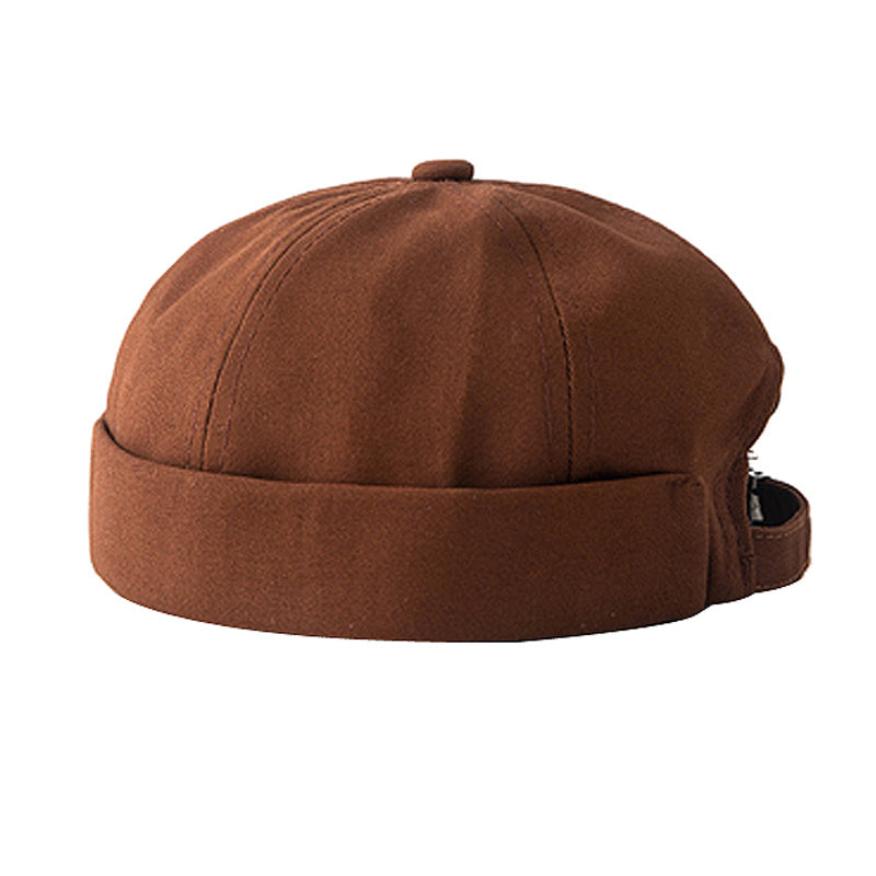 Unisex Docker Sailor Biker Cap Adjustable Skull Beanie Hat