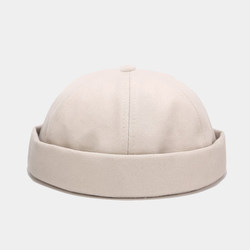 Unisex Docker Sailor Biker Cap Adjustable Skull Beanie Hat