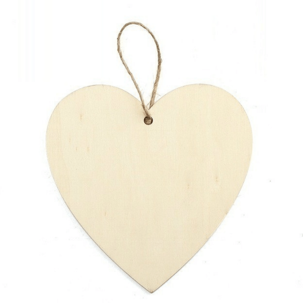 Heart Warming Wooden Hanging Ornament - Show Your Love