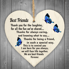 Heart Warming Wooden Hanging Ornament - Show Your Love