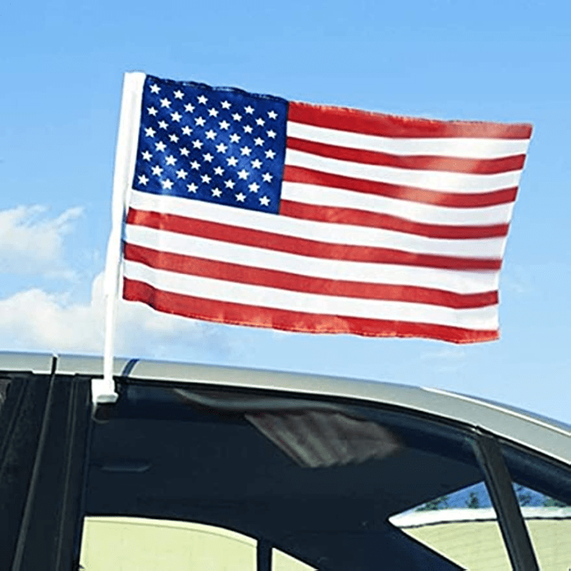 US Flag Car Window Decor Lightweight Stylish Accessories Travel Accessories