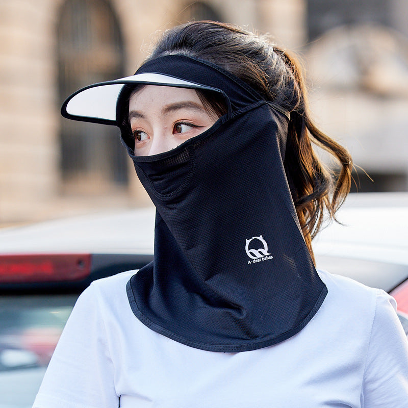 Ice Silk Sunproof Mask UV Protection Face Covering Balaclava