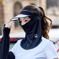 Ice Silk Sunproof Mask UV Protection Face Covering Balaclava