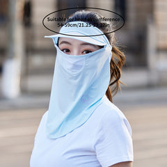 Ice Silk Sunproof Mask UV Protection Face Covering Balaclava