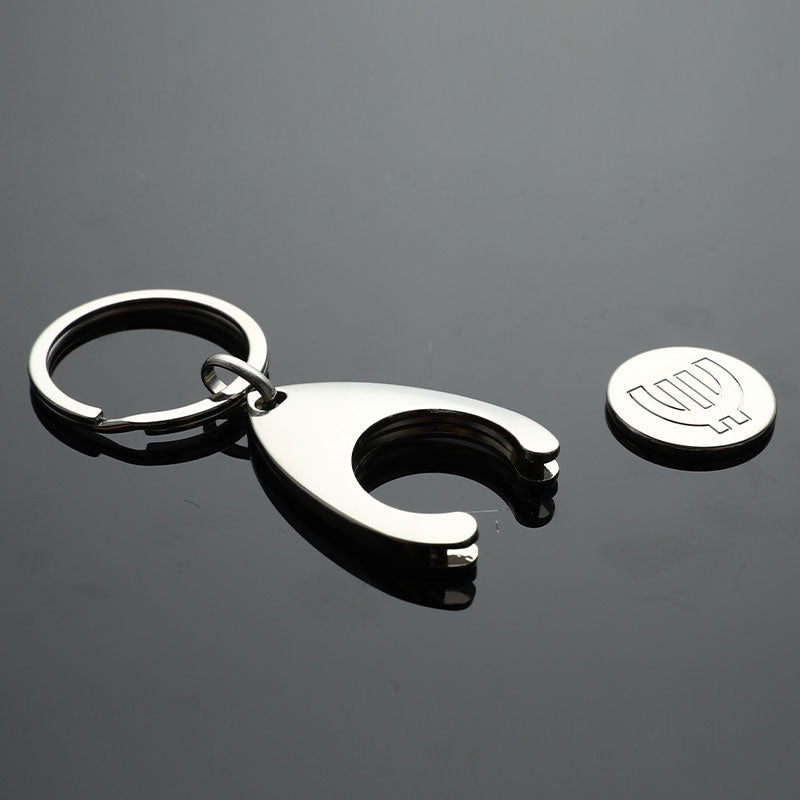 Pluggable Shopping Cart Keychain Convenient Keyring