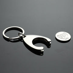 Pluggable Shopping Cart Keychain Convenient Keyring
