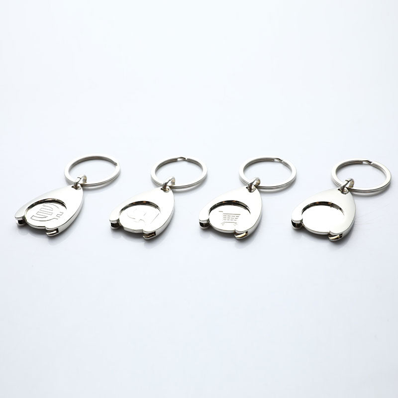 Pluggable Shopping Cart Keychain Convenient Keyring