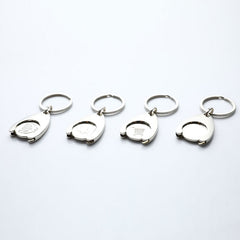 Pluggable Shopping Cart Keychain Convenient Keyring
