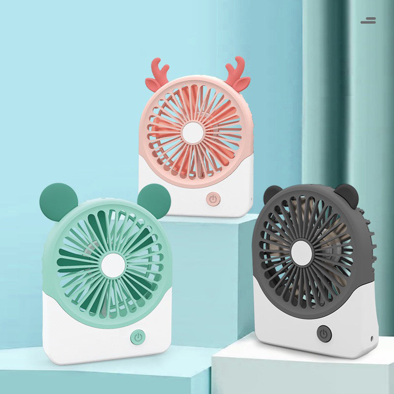 USB Rechargeable Handheld Fan 3 Gears Portable Pocket Fan Mini Fan