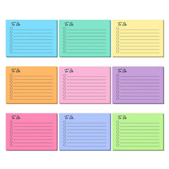 1pc To Do List Sticky Notes Self Adhesive Note Pads Planner Reminder Study Home