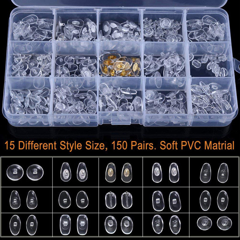 150 Pairs Unisex Sport Sunglasses w/ Storage Case Soft Nose Pads