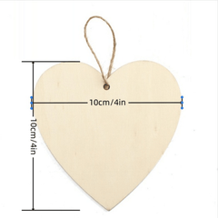True Friends Are Here Forever Wooden Hanging Heart Love Friendship Gift
