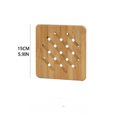 Bamboo Trivet Mat Heat Insulating Hot Pads Kitchen