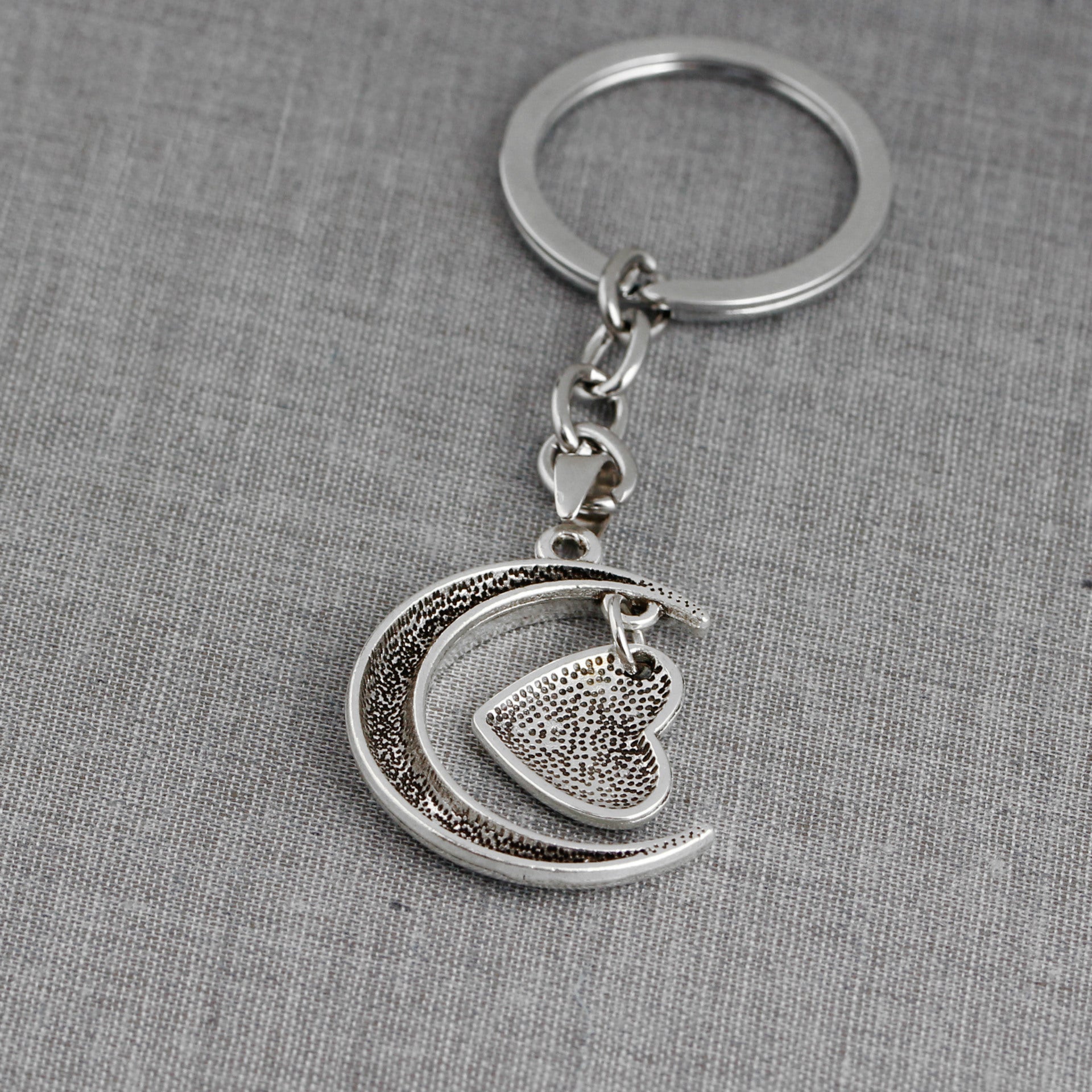 I Love You To The Moon And Back Keychain - Birthday Charm Accessories