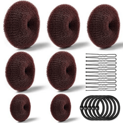 Hair Bun Maker Set Donut Hair Bun Maker Hair Elastic Bands Hair Pins Chignon