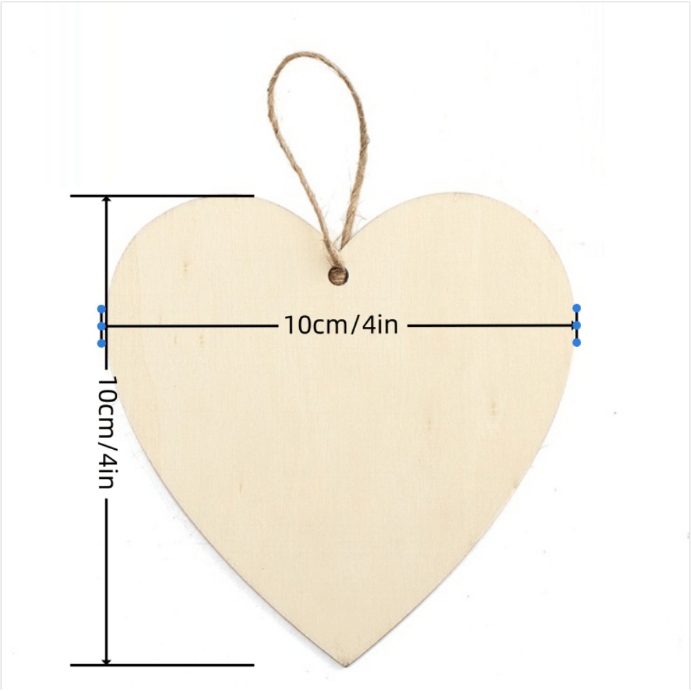Wooden Heart Pendant Thank You Sister Gift Christmas Friendship Gift
