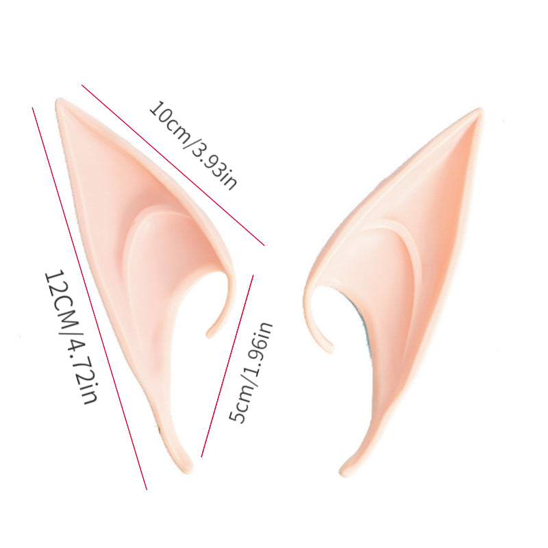 Latex Elf Ears For Fairy Cosplay Costume & Halloween Decoration