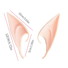 Latex Elf Ears For Fairy Cosplay Costume & Halloween Decoration