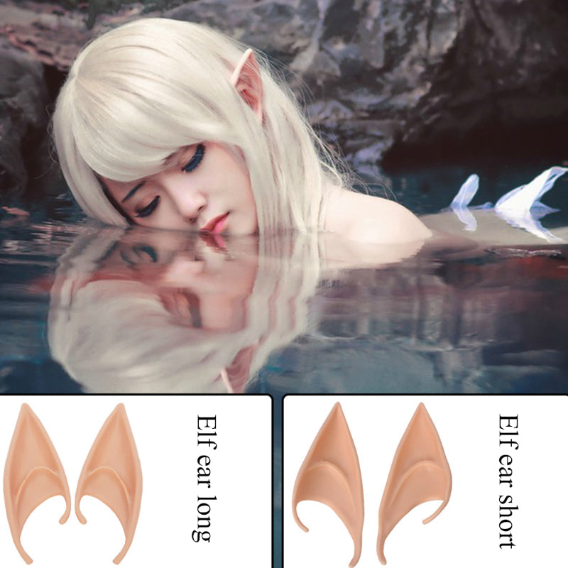 Latex Elf Ears For Fairy Cosplay Costume & Halloween Decoration