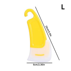 Silicone Pan Scraper Dish Cleaning Spatula Non Stick Kitchen Utensil