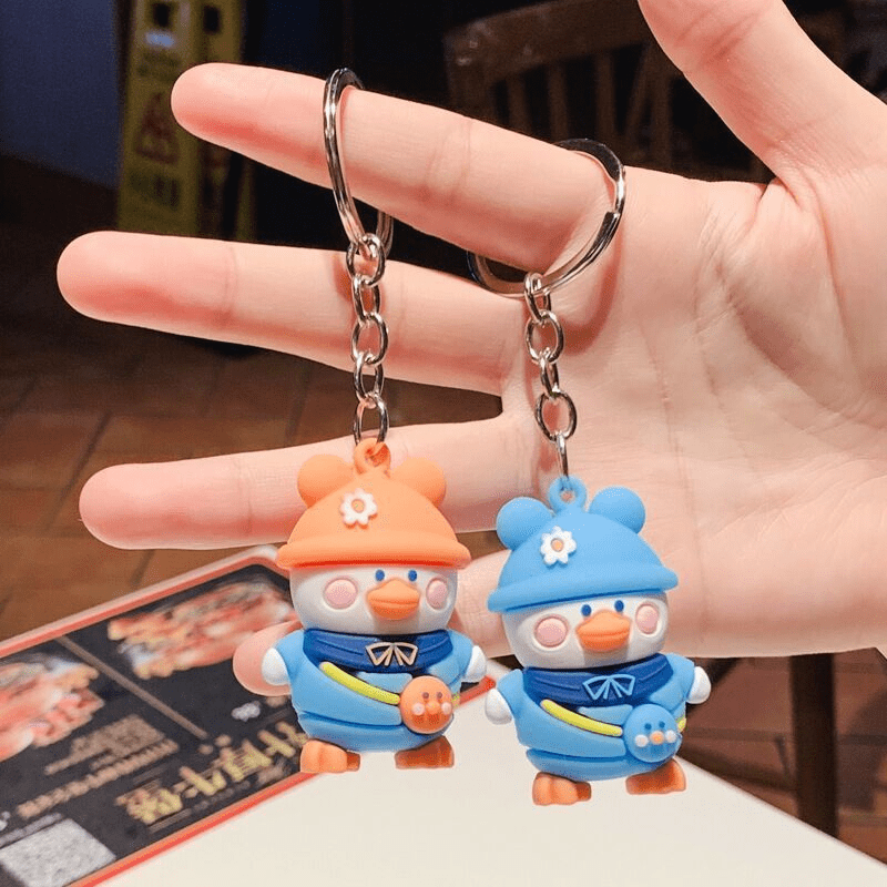 Cute Cartoon Plush Keychain for Bags Backpacks